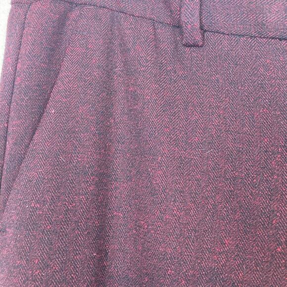 The Limited Burgundy & black tweed trousers runs big for size,great pockets - Picture 4 of 9